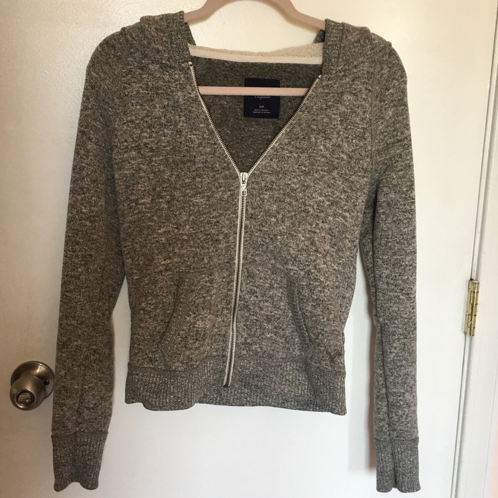 Cozy American Eagle zip up jacket